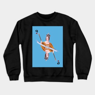 Queen Victoria card Crewneck Sweatshirt